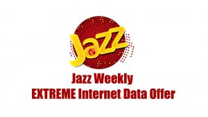 Jazz Weekly EXTREME Internet Data Offer