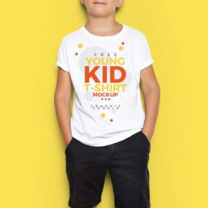 white kids t shirt with custom print in Pakistan
