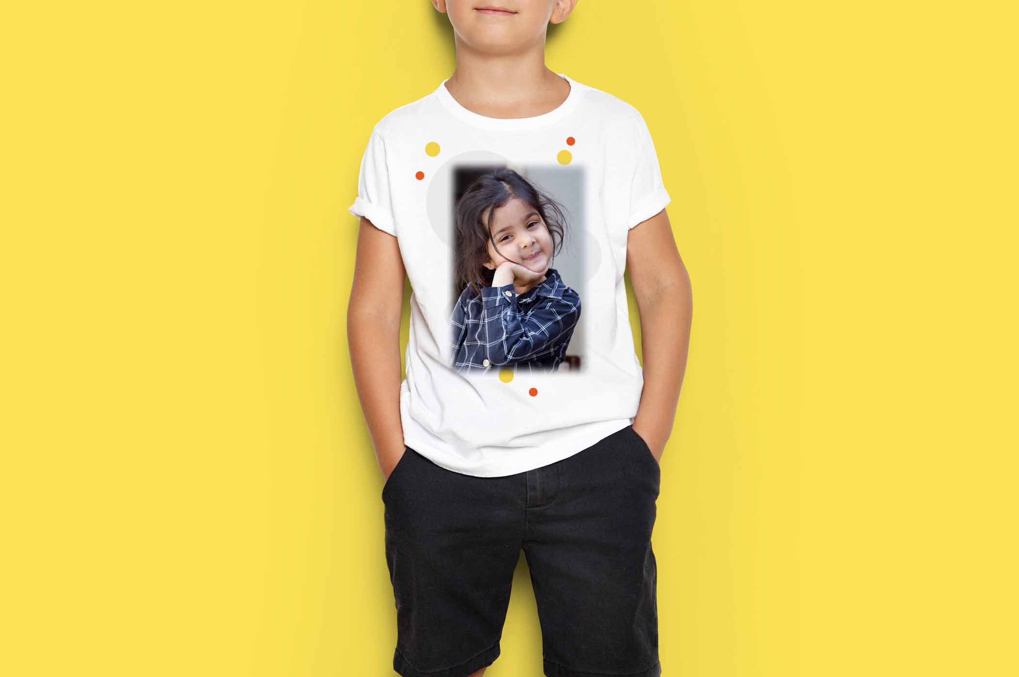 White kids t-shirt with custom Print in Pakistan - In All ...