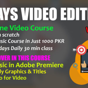 15 Days Basic Video Editing course