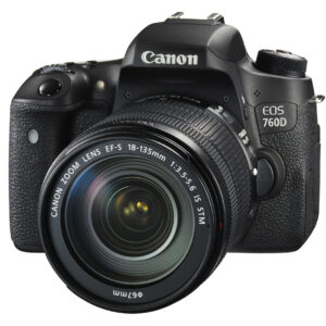 Canon EOS 760D DSLR Camera with 18-135mm Lens