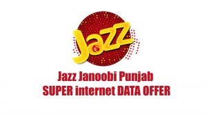 Jazz Janoobi Punjab SUPER internet DATA OFFER