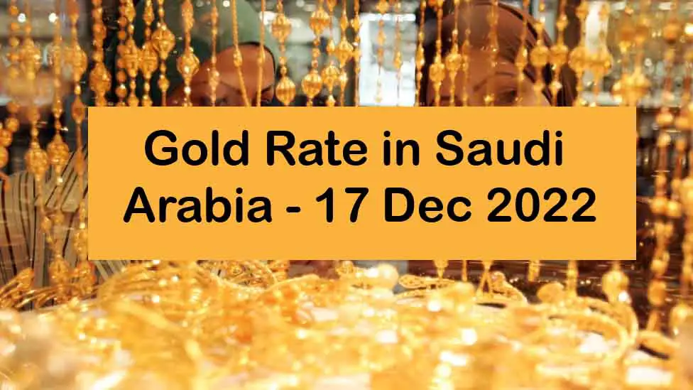 Gold Rate in Saudi Arabia