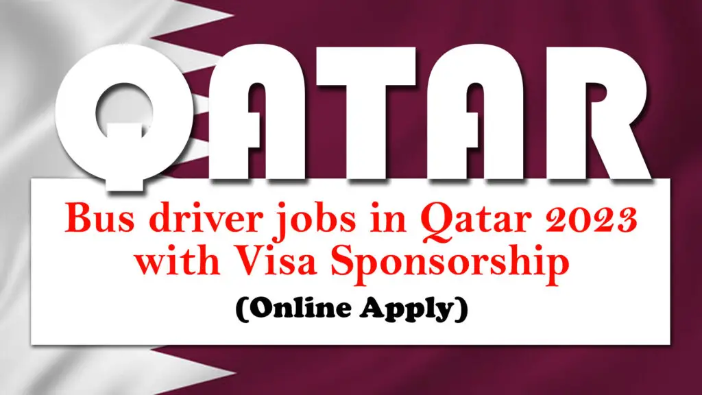 Bus driver jobs in Qatar 2023