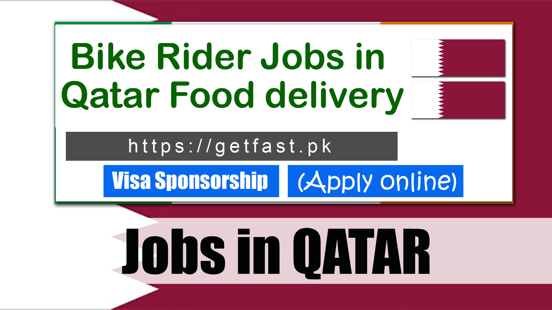 Bike Rider Jobs in Qatar