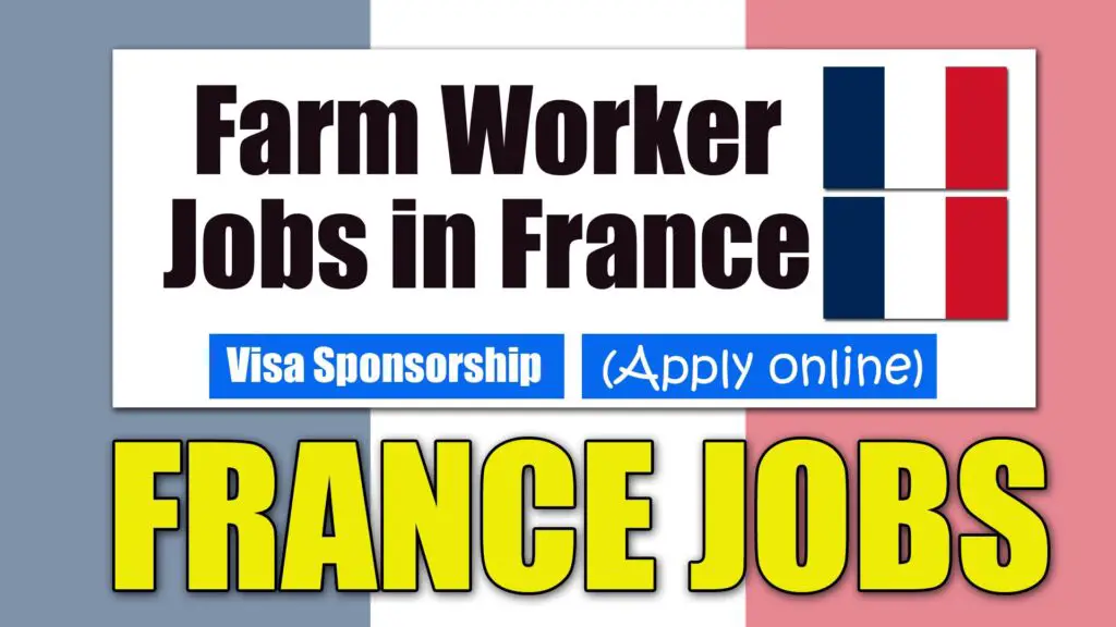 Farm Worker Jobs in France