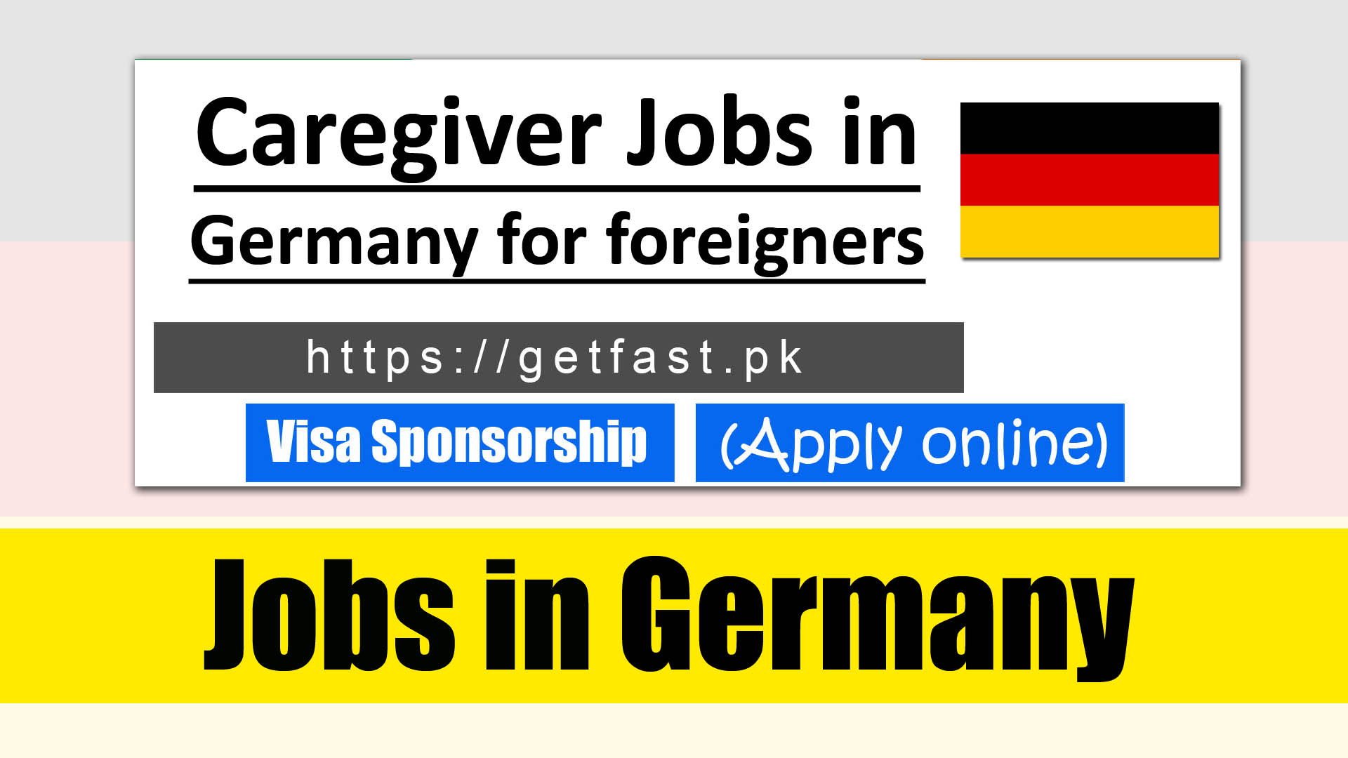 Caregiver Jobs in Germany for foreigners with visa sponsorship 2023 - Apply Online
