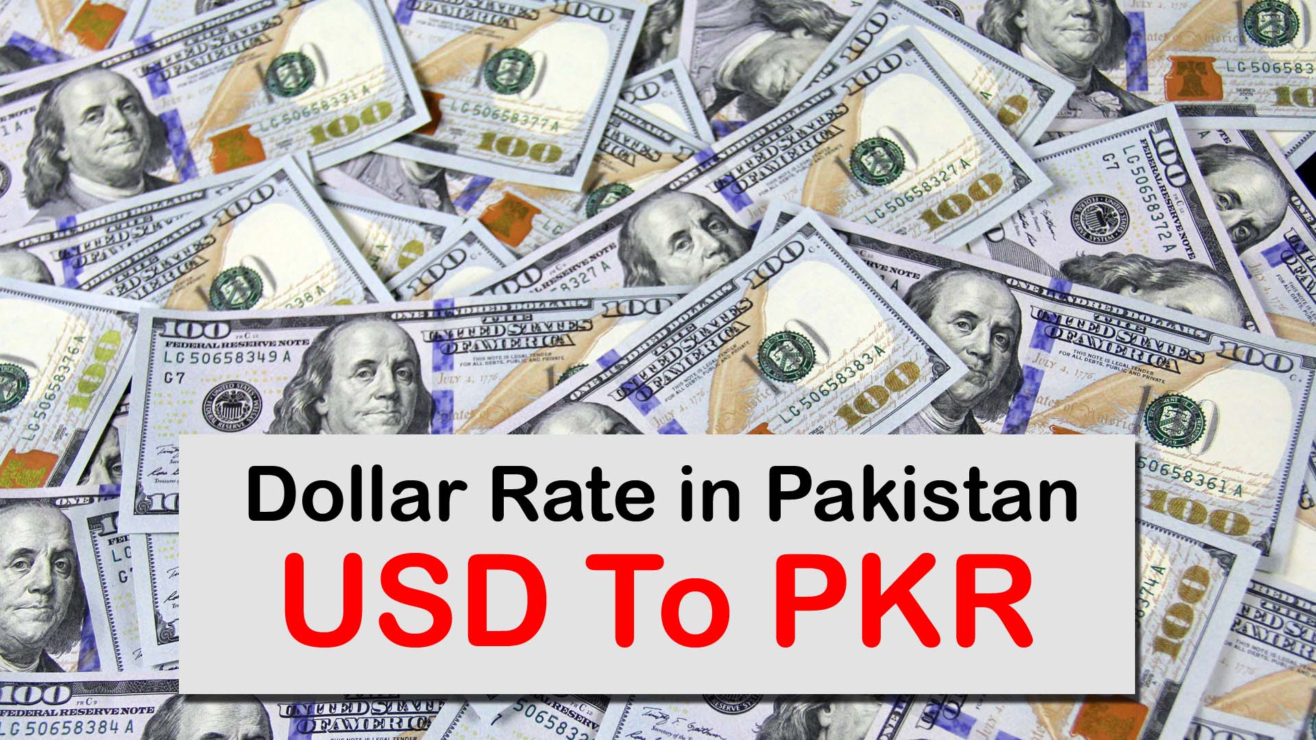 Dollar Rate In Pakistan Today