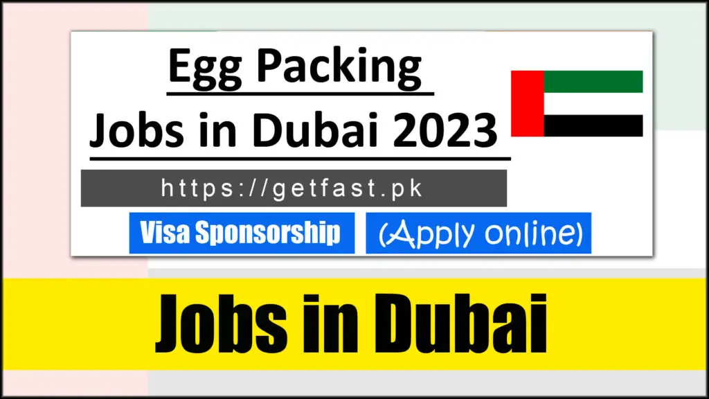 Egg Packing Jobs in Dubai 2023 with visa sponsorship - Apply Online