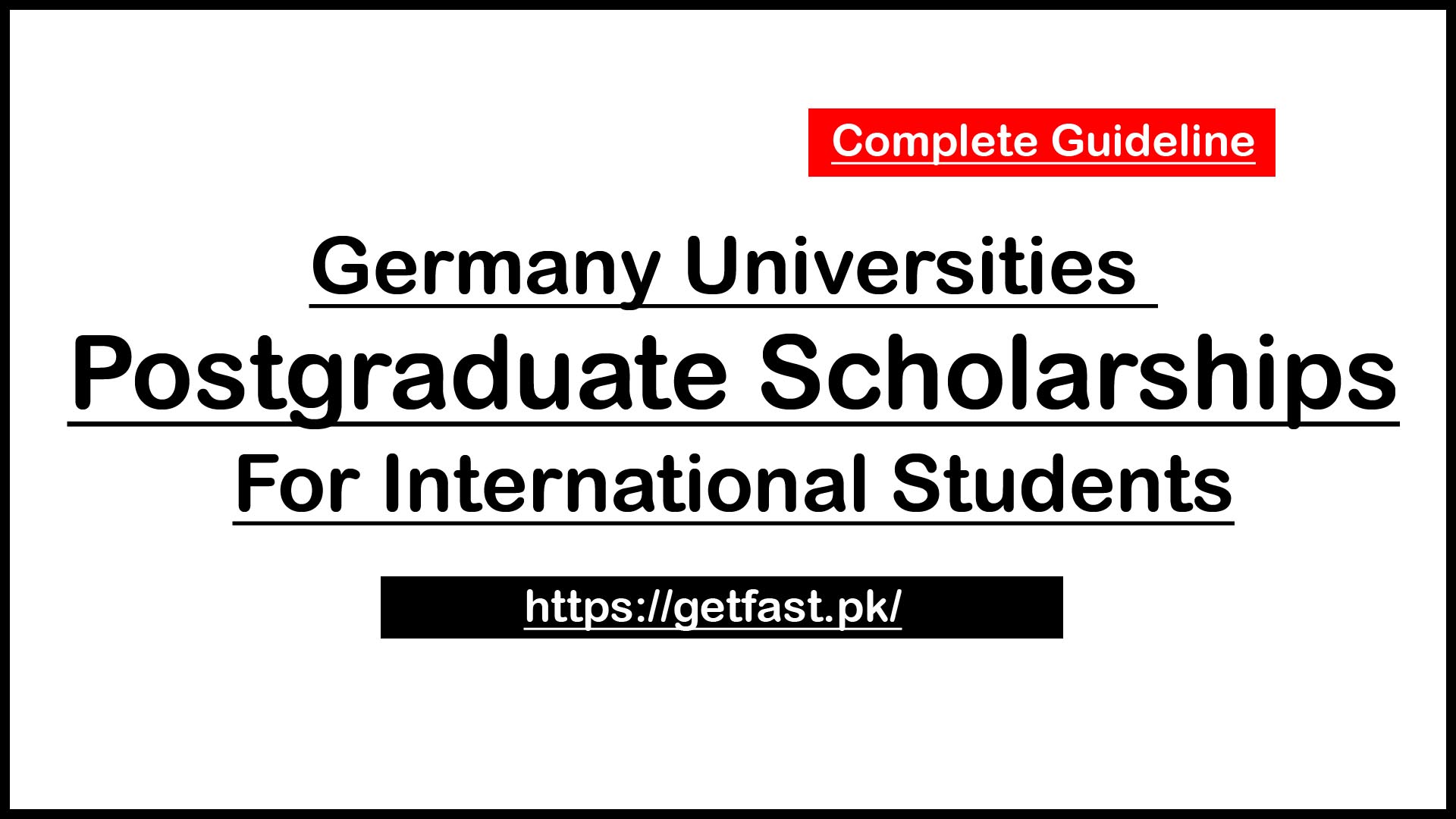Germany Universities Postgraduate