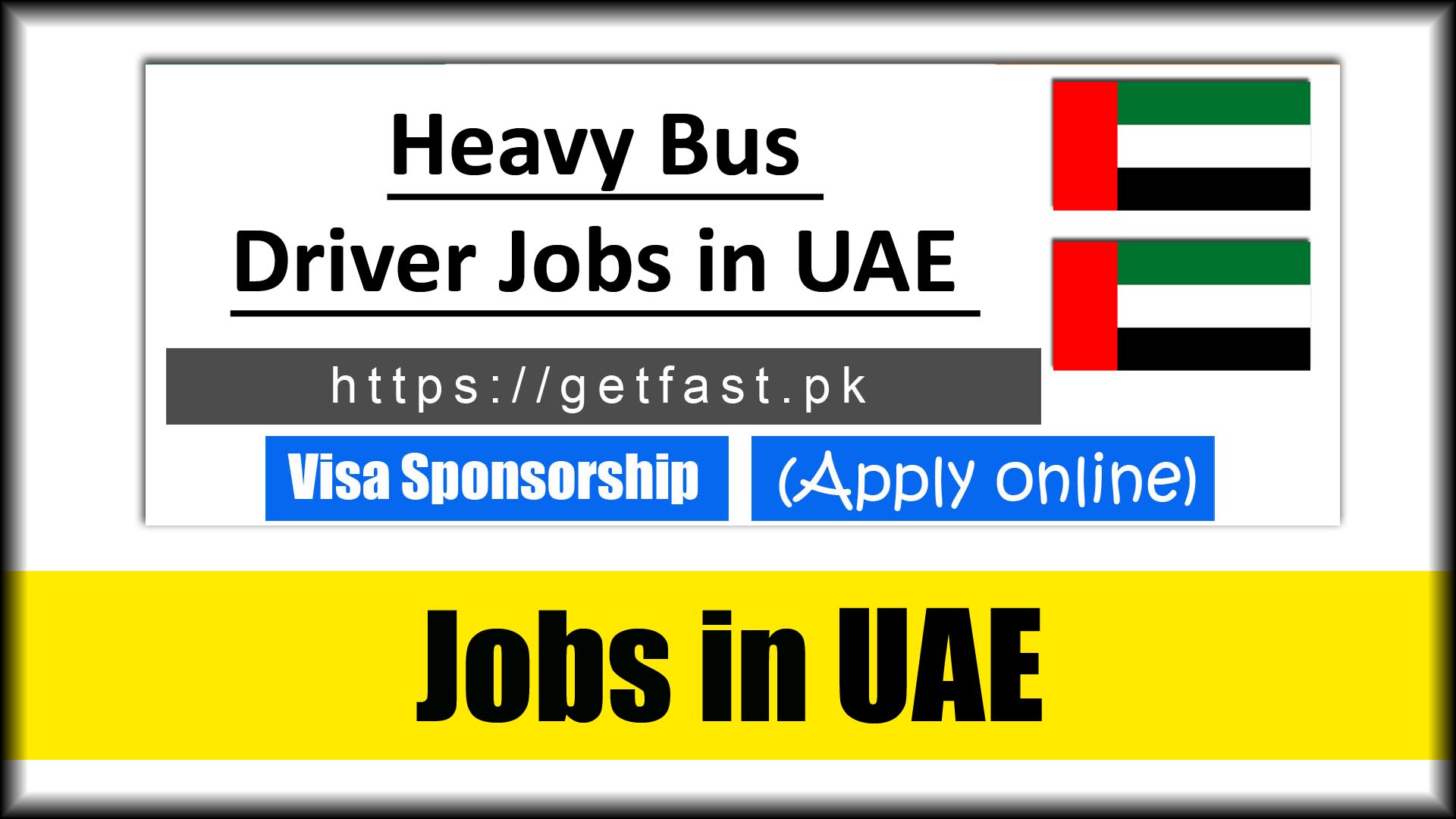 Heavy Bus Driver Jobs in UAE with visa sponsorship 2023 - Apply Online
