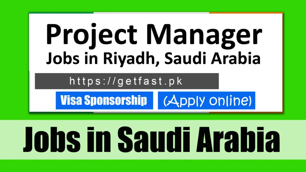 Project Manager Jobs in Riyadh, Saudi Arabia