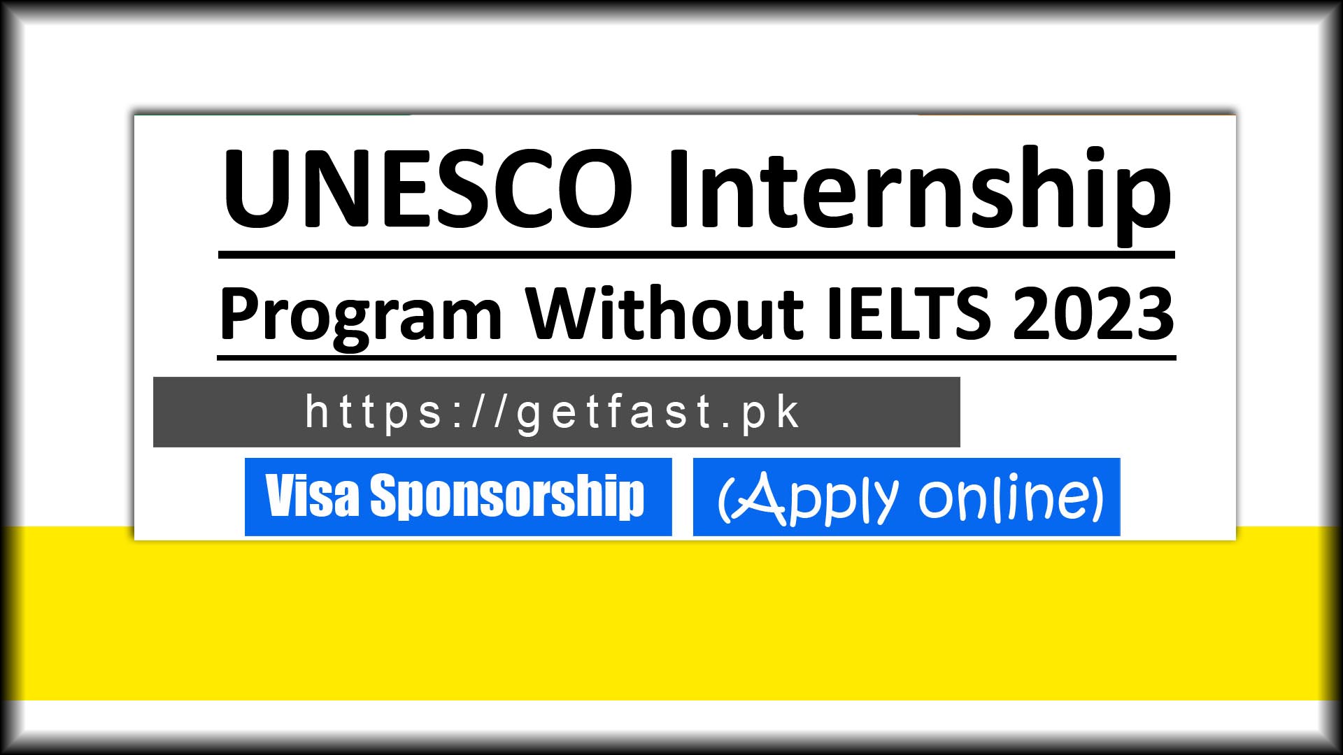 UNESCO Internship Program Without IELTS