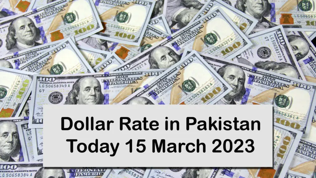 Dollar Rate In Pakistan Today