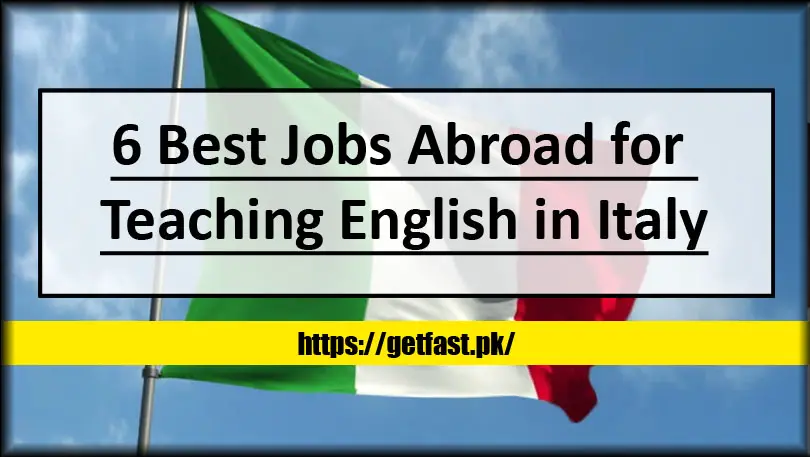 English teaching jobs in Italy