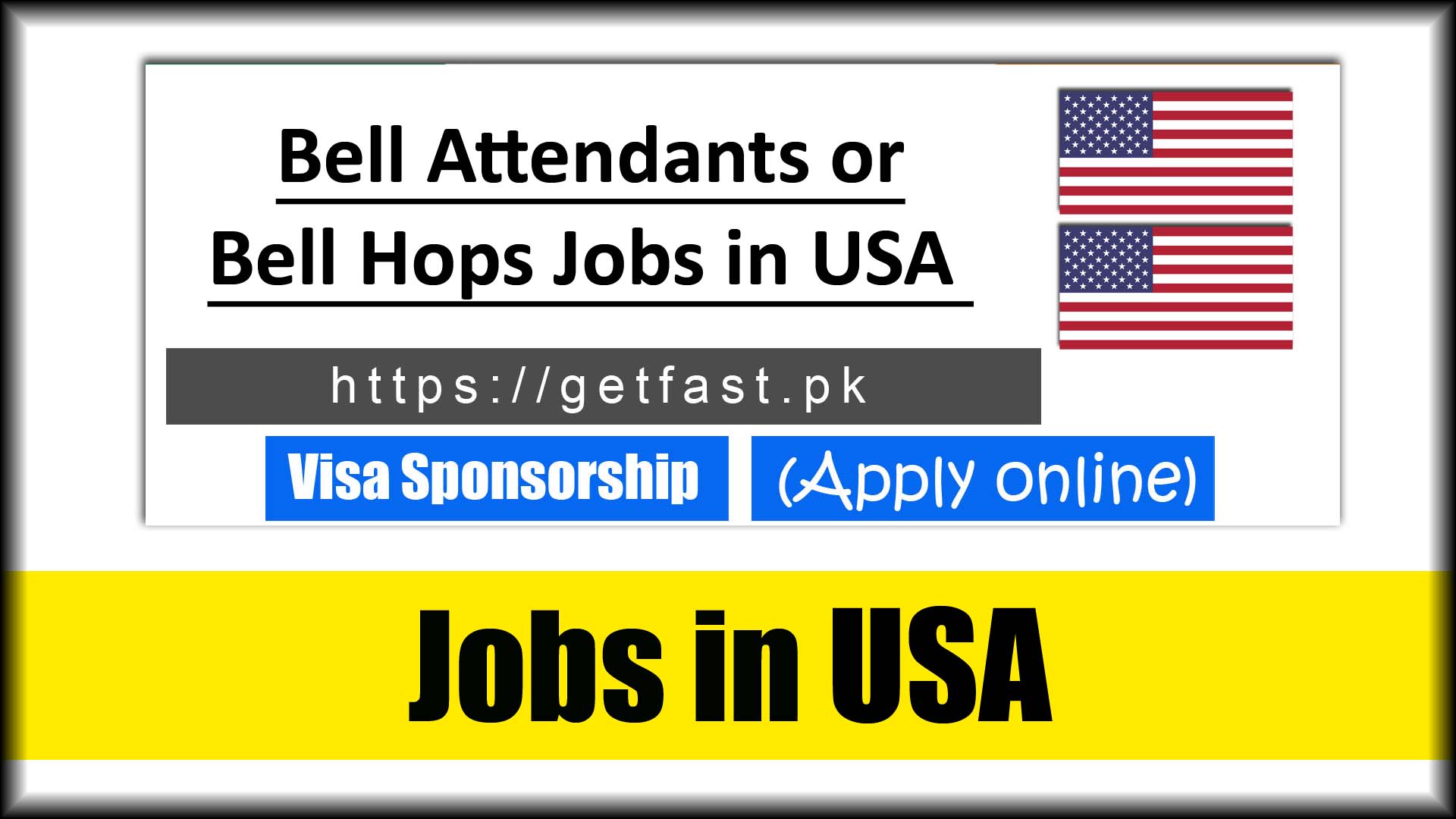 Bell Attendants or Bell Hops Jobs in USA with visa sponsorship 2024 (Apply Online)