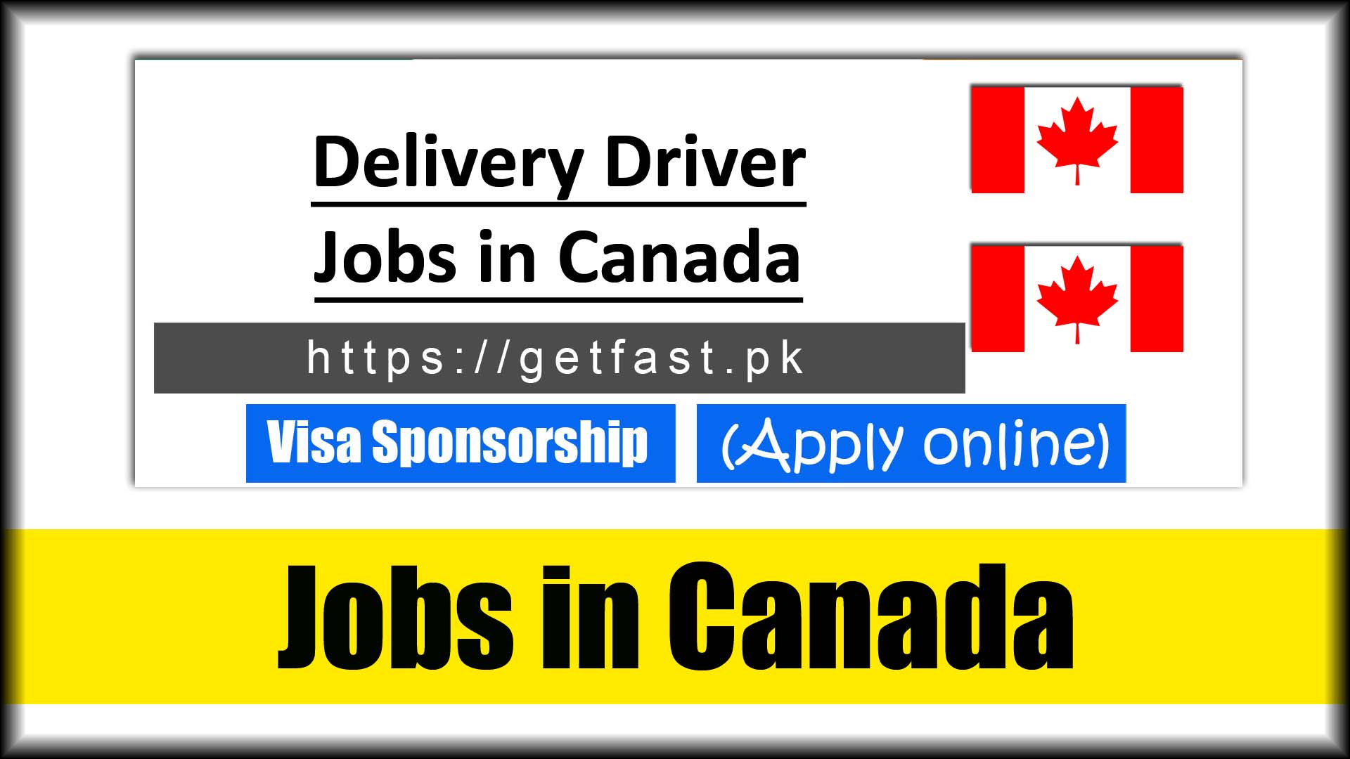 Delivery Driver Jobs in Canada with visa sponsorship 2023 (Apply Online)
