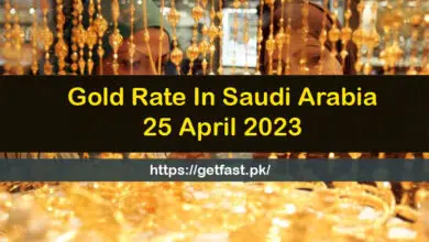 Gold Rate In Saudi Arabia 25 April 2023