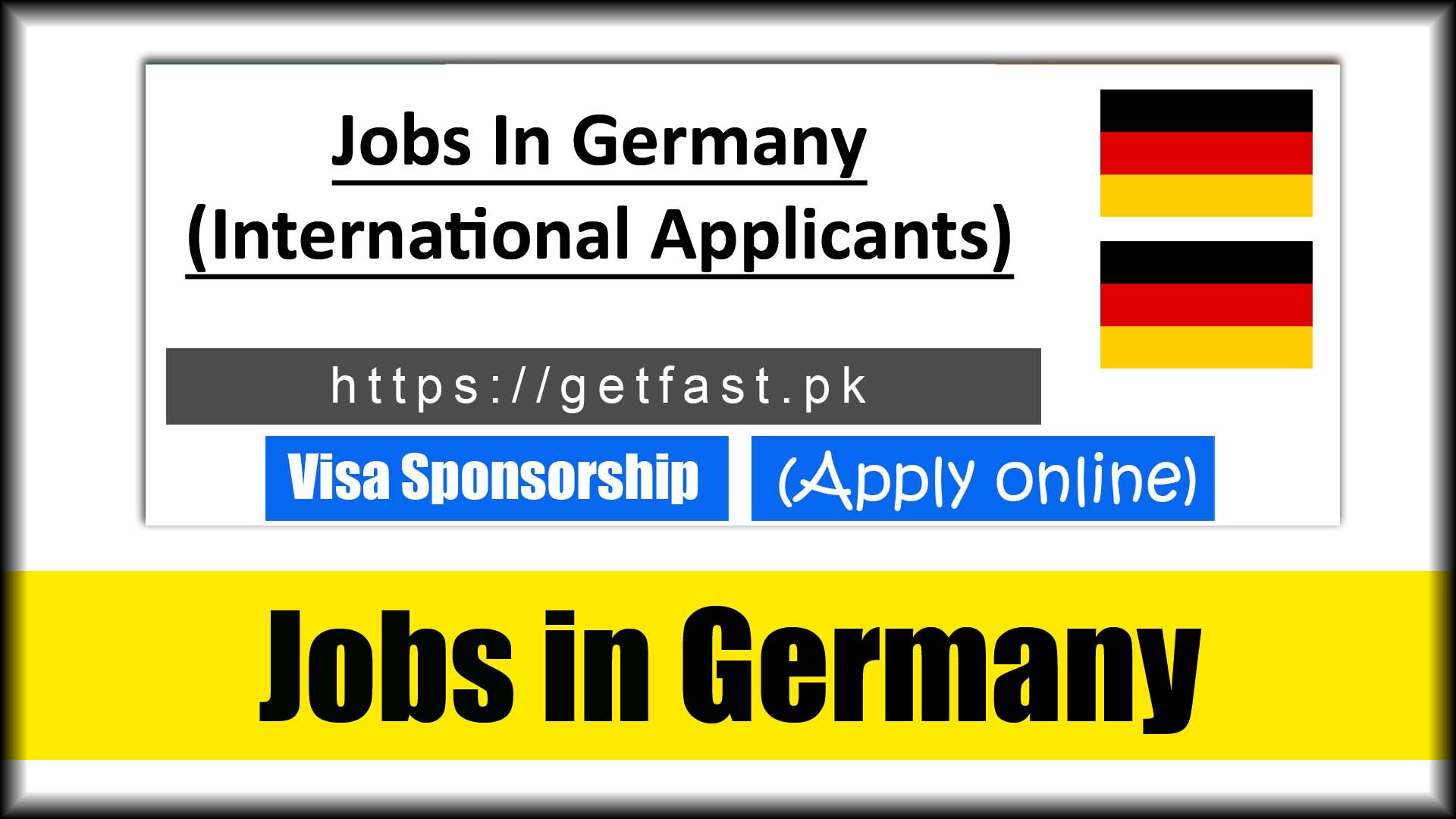 Jobs In Germany With Visa Sponsorship (International Applicants)