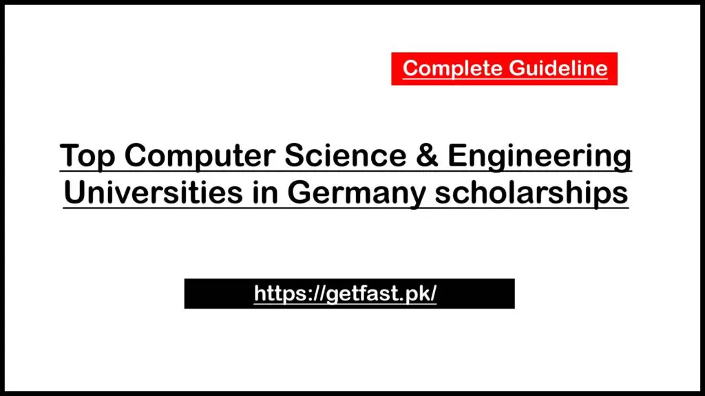 Top Computer Science & Engineering Universities in Germany scholarships