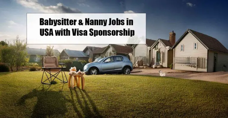 Babysitter & Nanny Jobs in USA with Visa Sponsorship