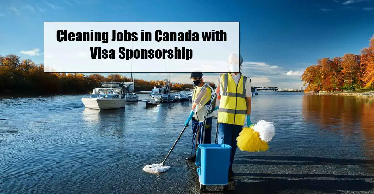 Cleaning Jobs in Canada with Visa Sponsorship