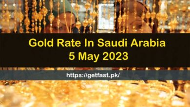 Gold Rate In Saudi Arabia 5 May 2023