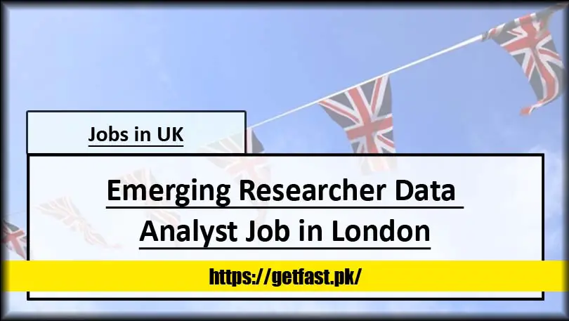 Emerging Researcher Data Analyst Job in London