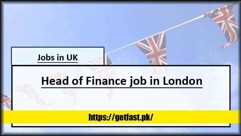 Head of Finance job in London