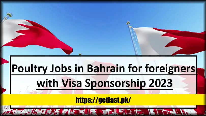 Poultry Jobs in Bahrain for foreigners with Visa Sponsorship 2023