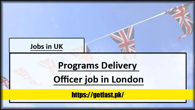 Programs Delivery Officer job in London
