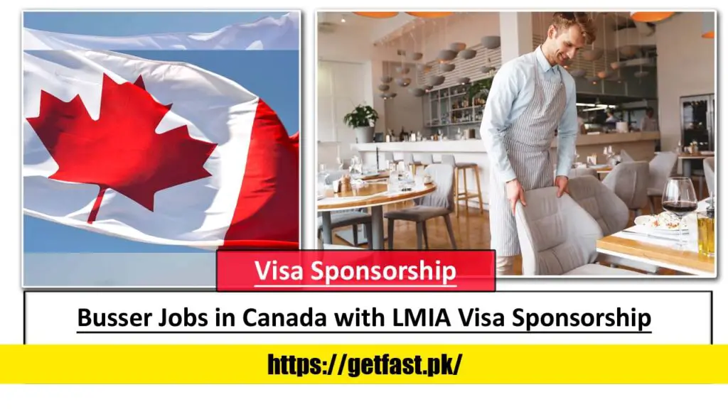 Busser Jobs in Canada with LMIA Visa Sponsorship
