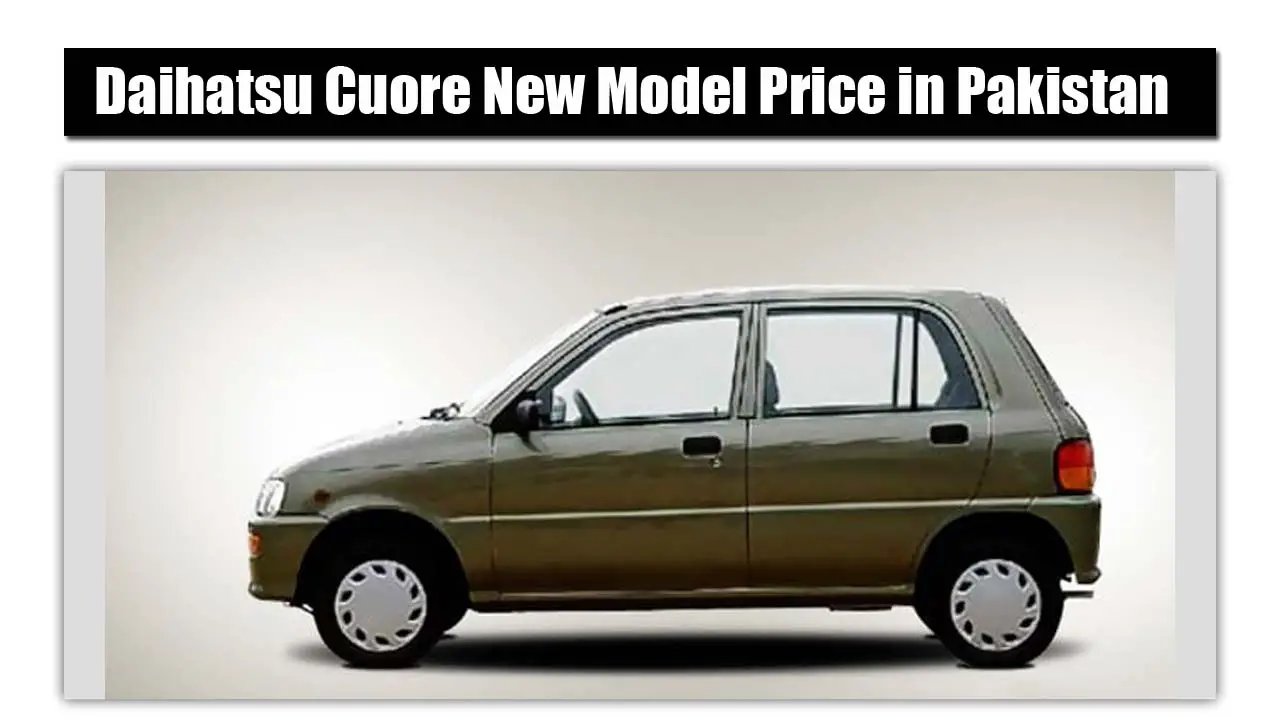 Daihatsu Cuore New Model Price in Pakistan