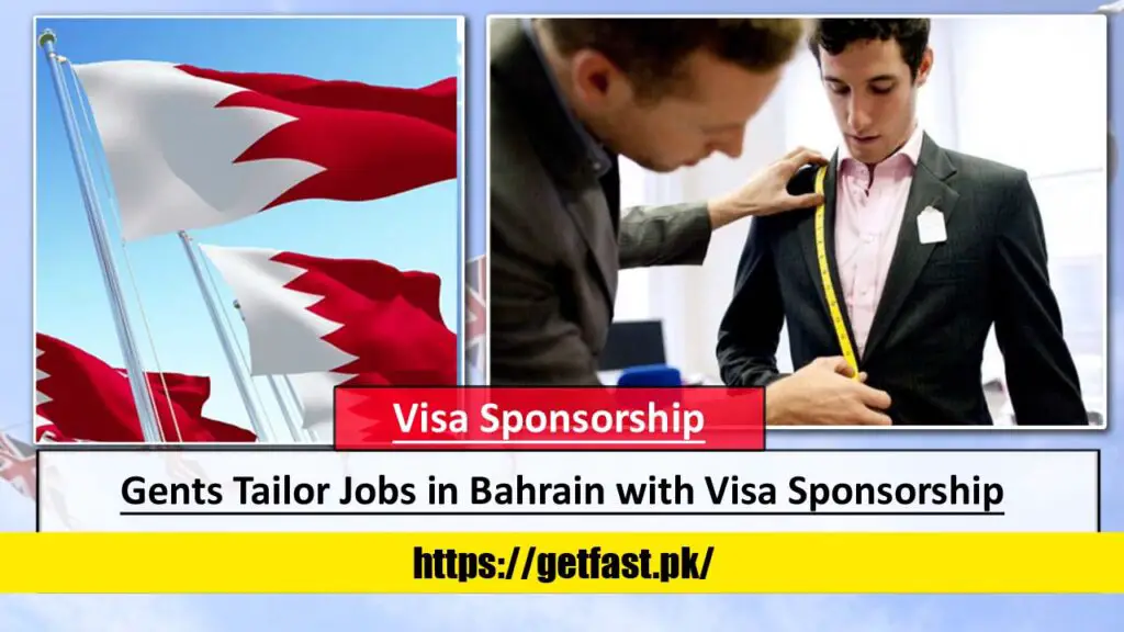 Gents Tailor Jobs in Bahrain with Visa Sponsorship