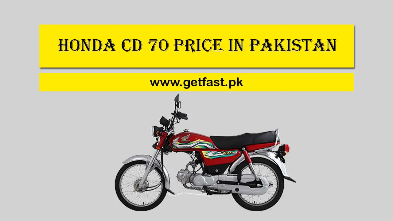 Honda CD 70 Price in Pakistan (Updated) GetFast.Pk