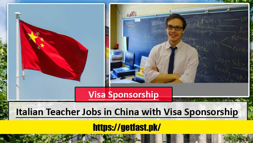 Italian Teacher Jobs in China with Visa Sponsorship