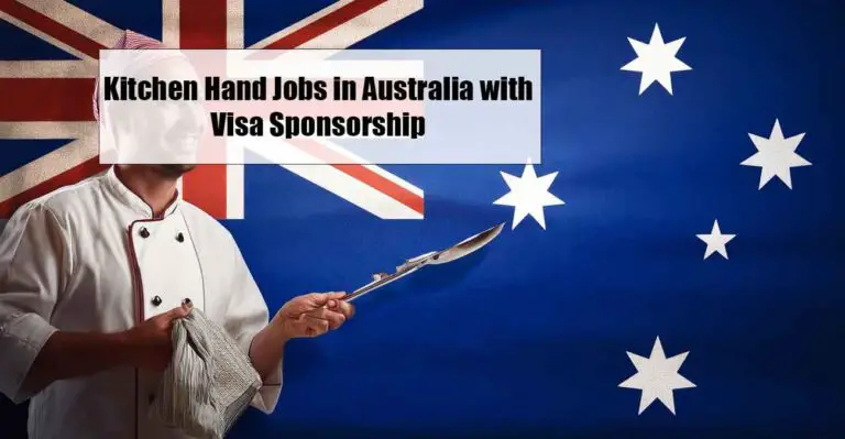 Kitchen Hand Jobs in Australia with Visa Sponsorship