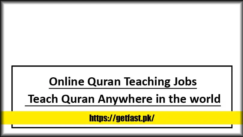 Online Quran Teaching Jobs Teach Quran Anywhere in the world