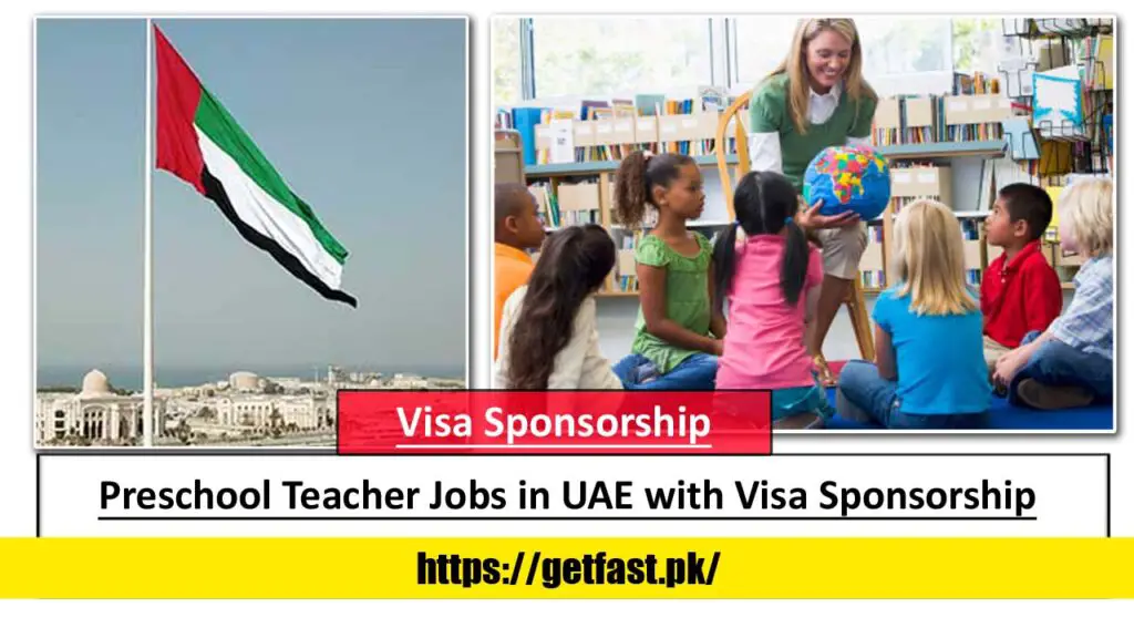 Preschool Teacher Jobs in UAE with Visa Sponsorship