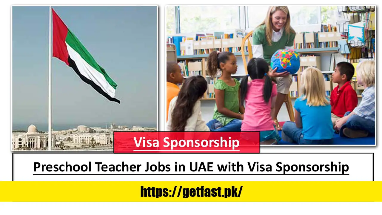 Preschool Teacher Jobs in UAE with Visa Sponsorship