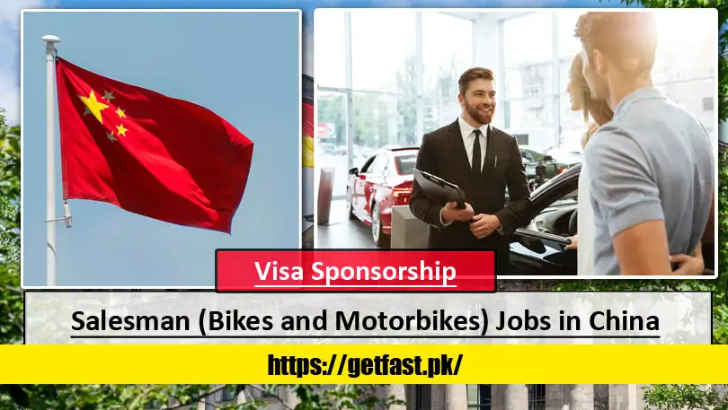 Salesman (Bikes and Motorbikes Company) Jobs in China