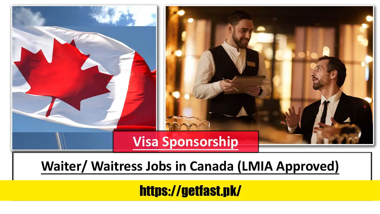 Waiter/ Waitress Jobs in Canada (LMIA Approved)