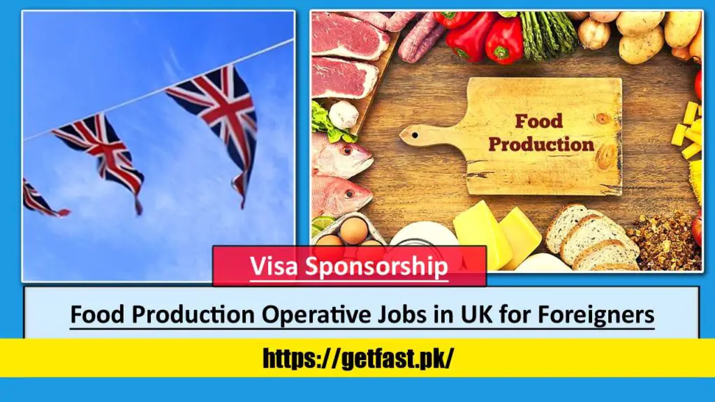 Food Production Operative Jobs in UK for Foreigners