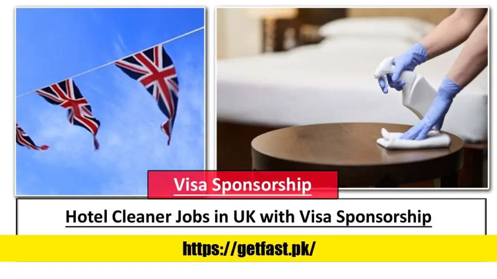 Hotel Cleaner Jobs in UK with Visa Sponsorship