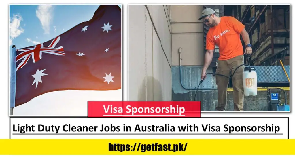 Light Duty Cleaner Jobs in Australia