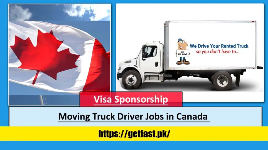 Moving Truck Driver Jobs in Canada 