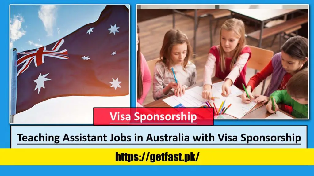Teaching Assistant Jobs in Australia with Visa Sponsorship