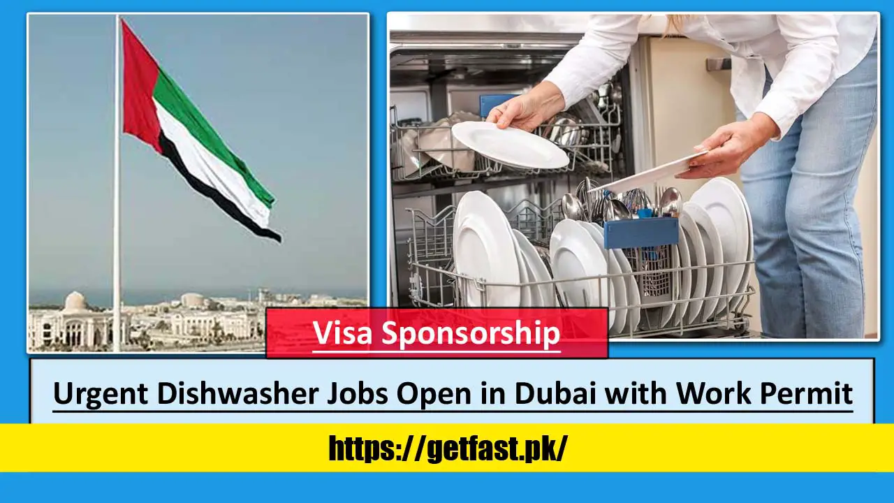 Urgent Dishwasher Jobs Open in Dubai with Work Permit