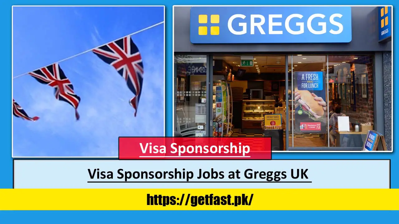 Visa Sponsorship Jobs at Greggs UK