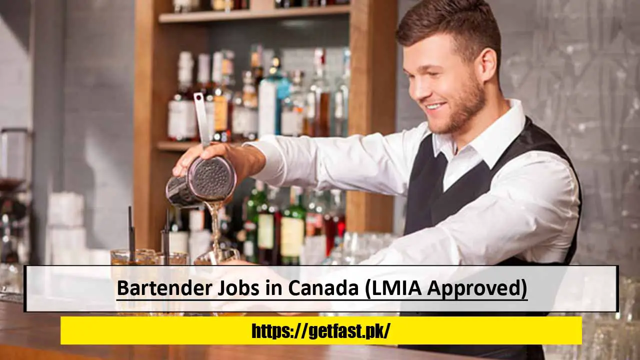 Bartender Jobs in Canada (LMIA Approved)